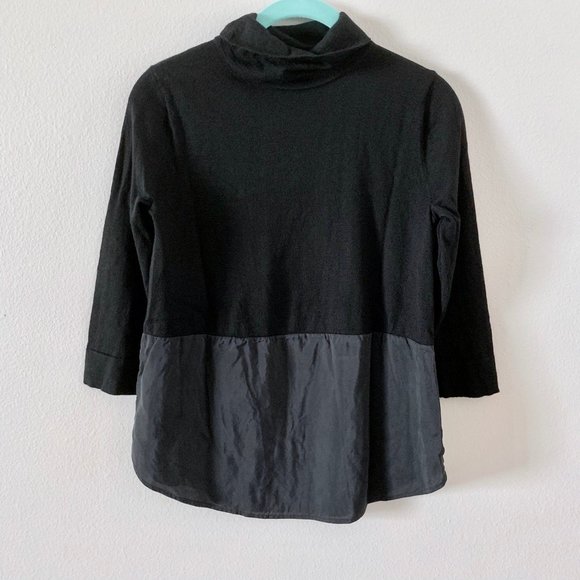 COS Black Wool Turtleneck Sweater - Picture 1 of 5